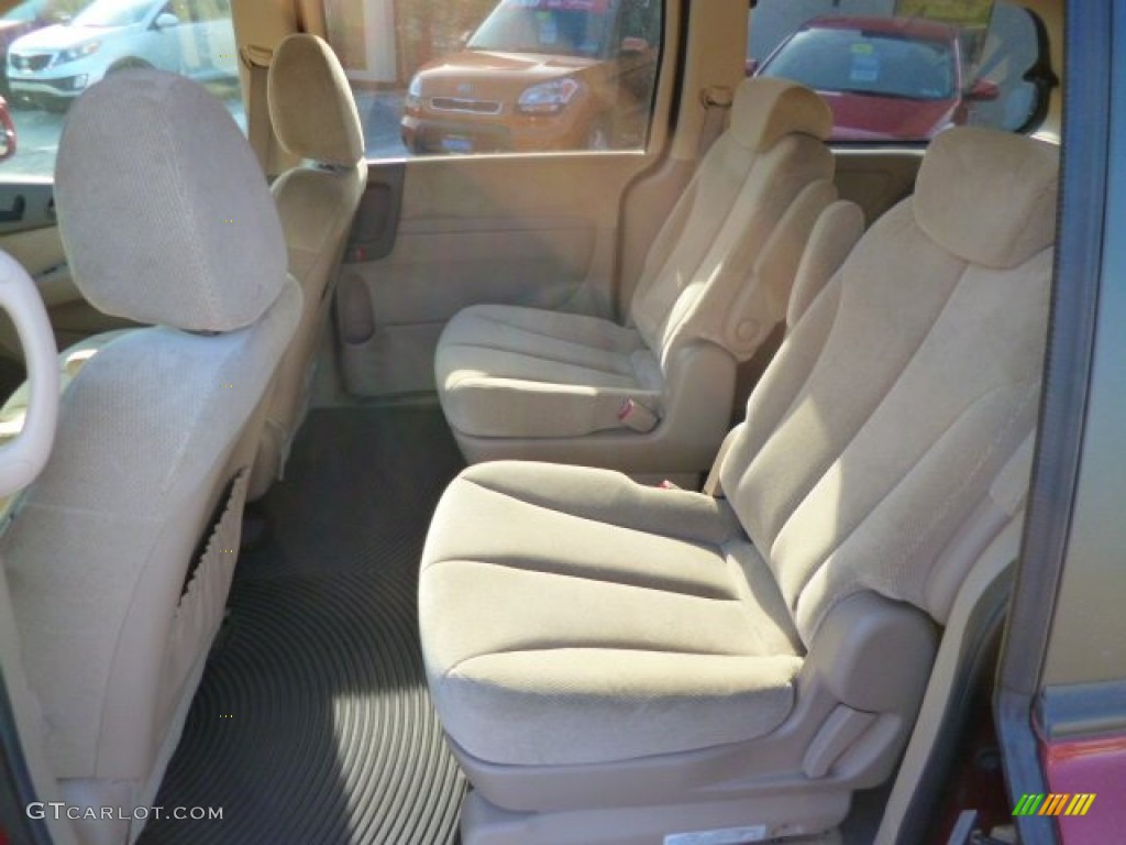 2008 Sedona EX - Claret Red Metallic / Beige photo #13