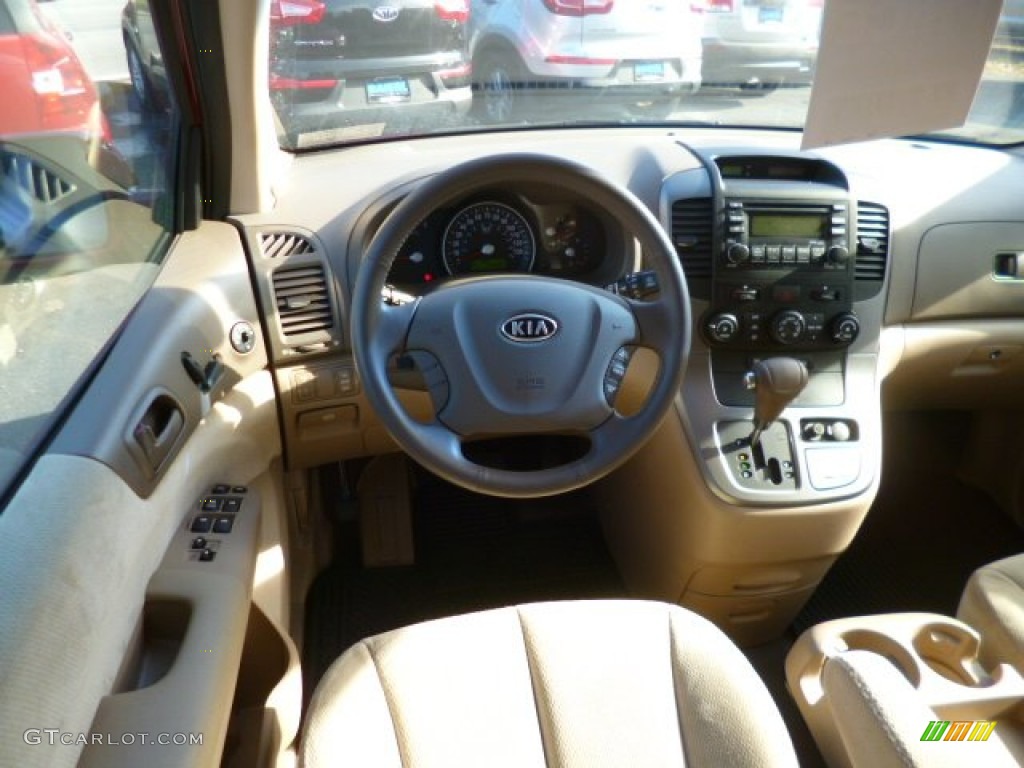 2008 Sedona EX - Claret Red Metallic / Beige photo #14