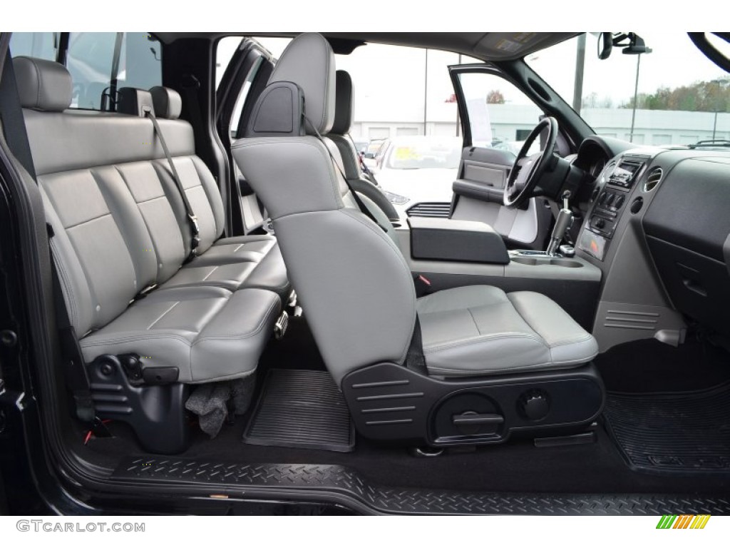2004 F150 FX4 SuperCab 4x4 - Black / Black/Medium Flint photo #13