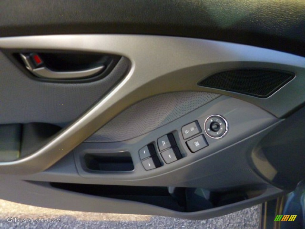 2013 Elantra Limited - Harbor Gray Metallic / Gray photo #17