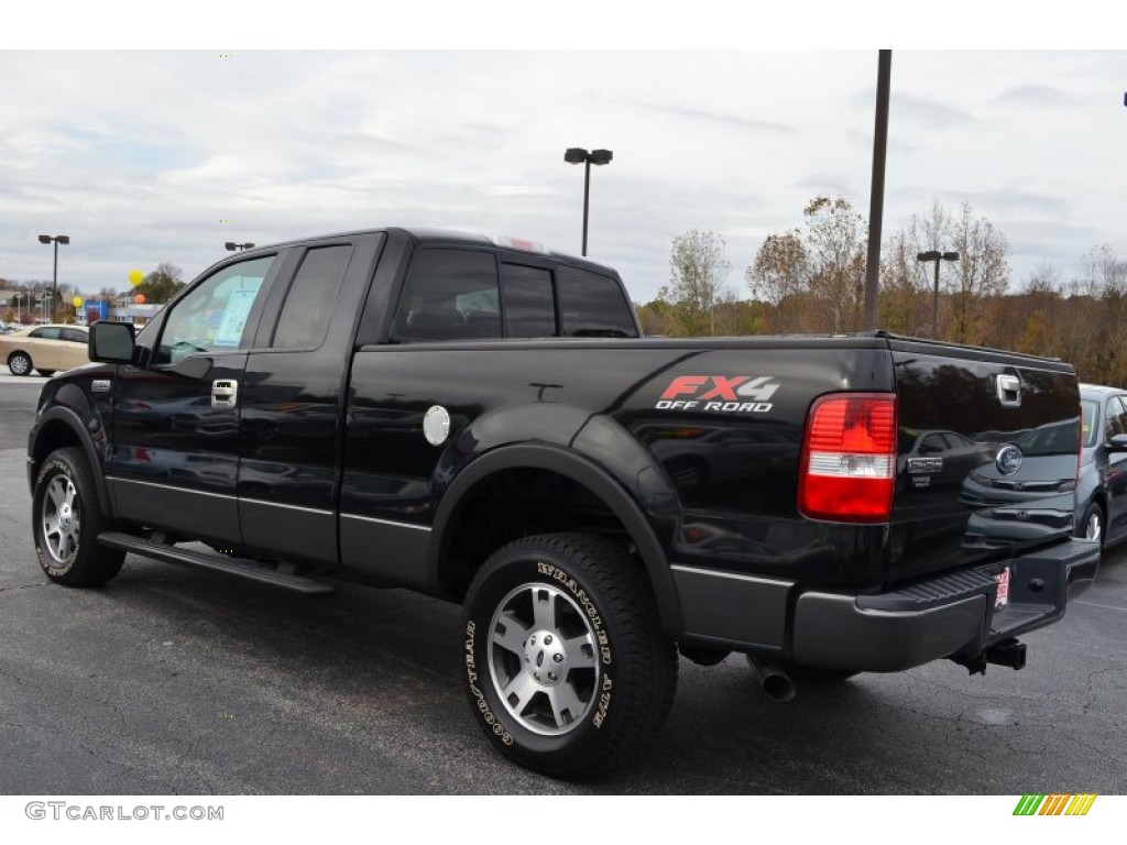 2004 F150 FX4 SuperCab 4x4 - Black / Black/Medium Flint photo #35