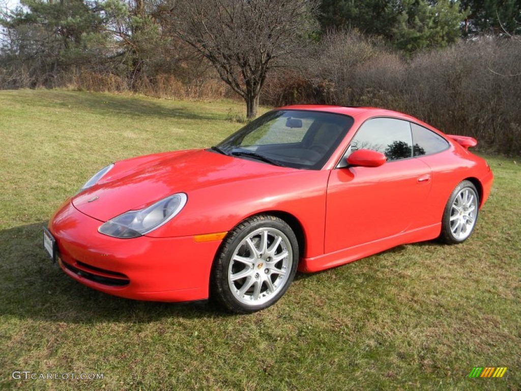 1999 911 Carrera Coupe - Guards Red / Black photo #1