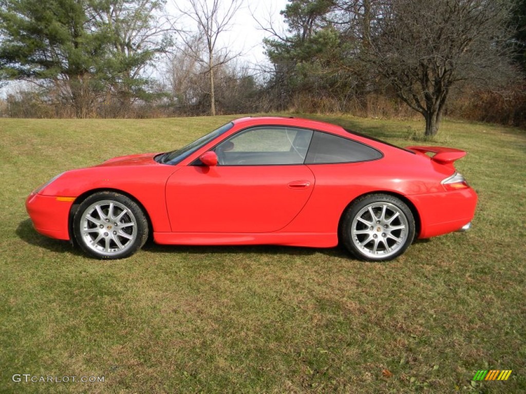 1999 911 Carrera Coupe - Guards Red / Black photo #3