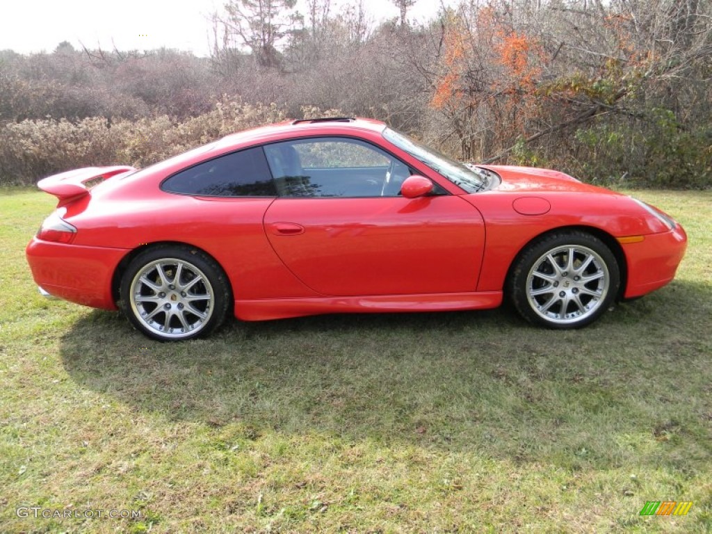 1999 911 Carrera Coupe - Guards Red / Black photo #9