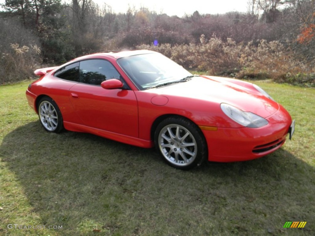 1999 911 Carrera Coupe - Guards Red / Black photo #10