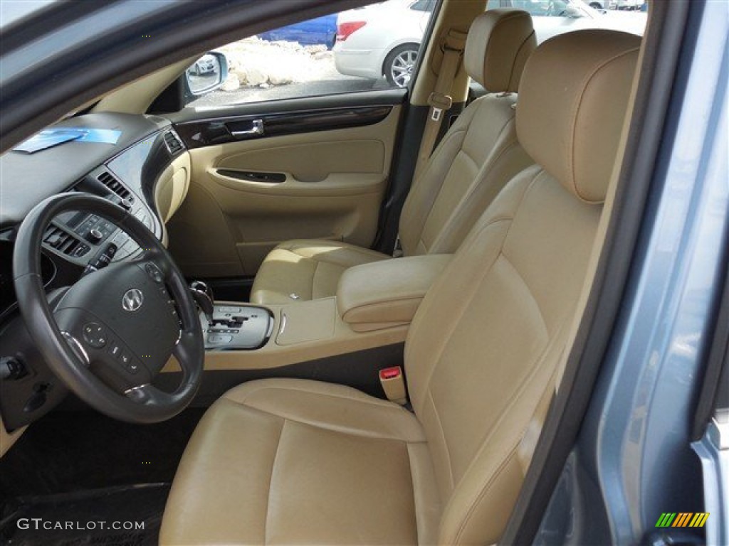 2011 Genesis 3.8 Sedan - Sterling Blue Metallic / Cashmere photo #13