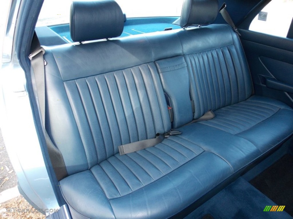 Blue Interior 1986 Mercedes-Benz S Class 420 SEL Photo #87991350