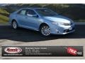 2014 Clearwater Blue Metallic Toyota Camry XLE V6  photo #1
