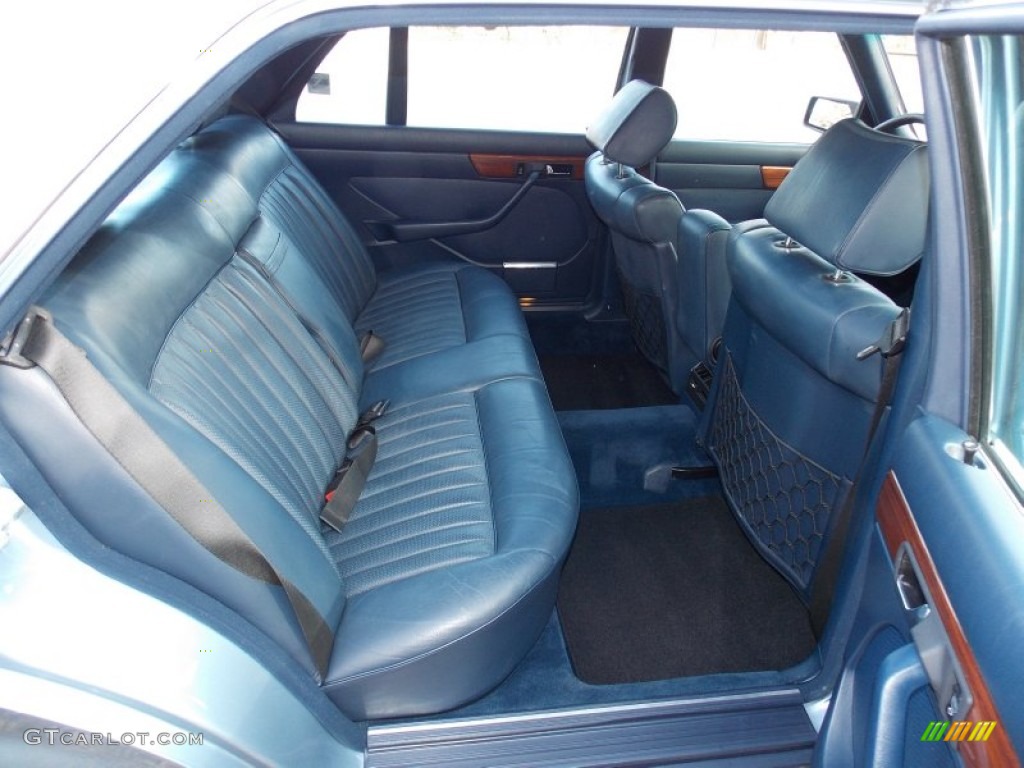 1986 Mercedes-Benz S Class 420 SEL Interior Color Photos