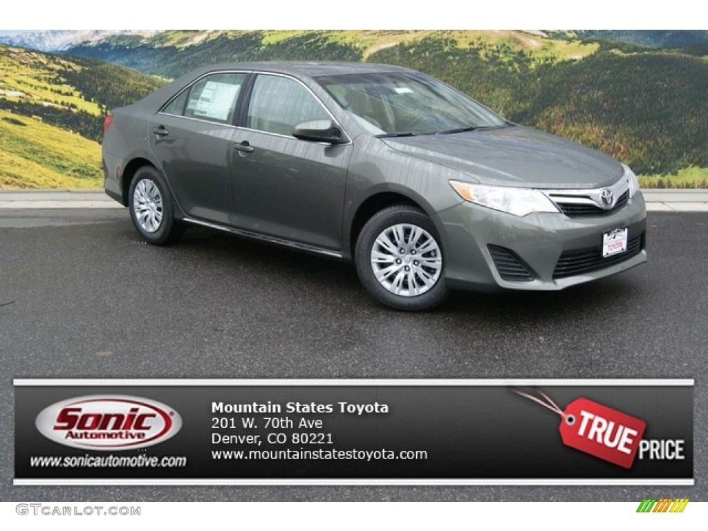 2014 Camry LE - Cypress Pearl / Ivory photo #1