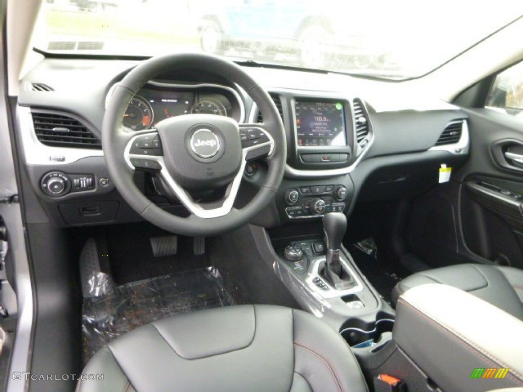 Morocco - Black Interior 2014 Jeep Cherokee Trailhawk 4x4 Photo #87993330