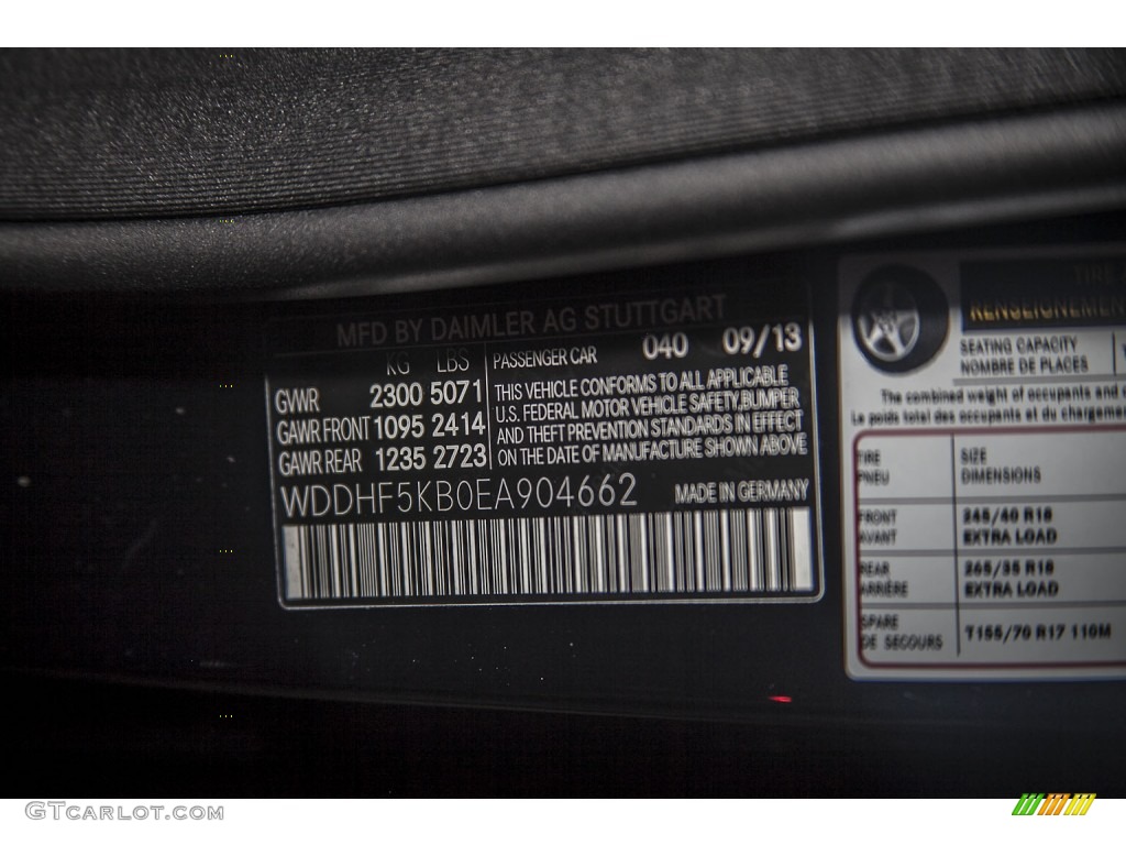 2014 E 350 Sport Sedan - Black / Black photo #7