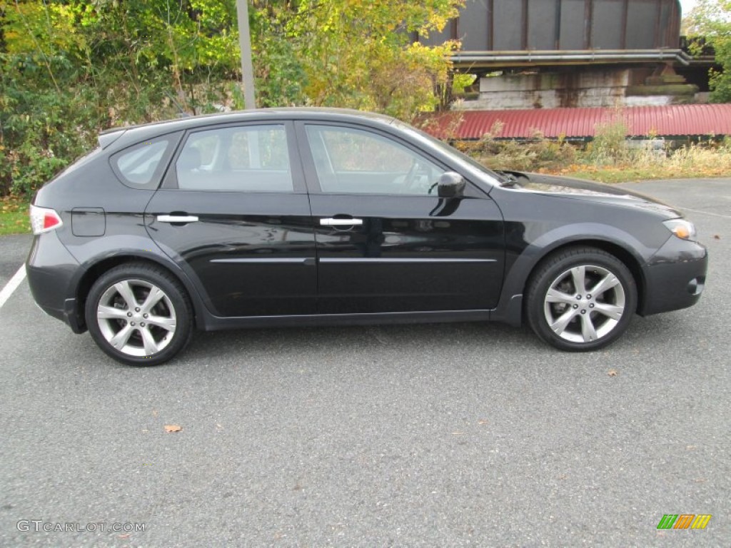 Obsidian Black Pearl 2010 Subaru Impreza Outback Sport Wagon Exterior Photo #87996111