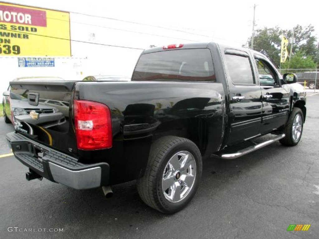 2009 Silverado 1500 LT Crew Cab - Black / Ebony photo #4