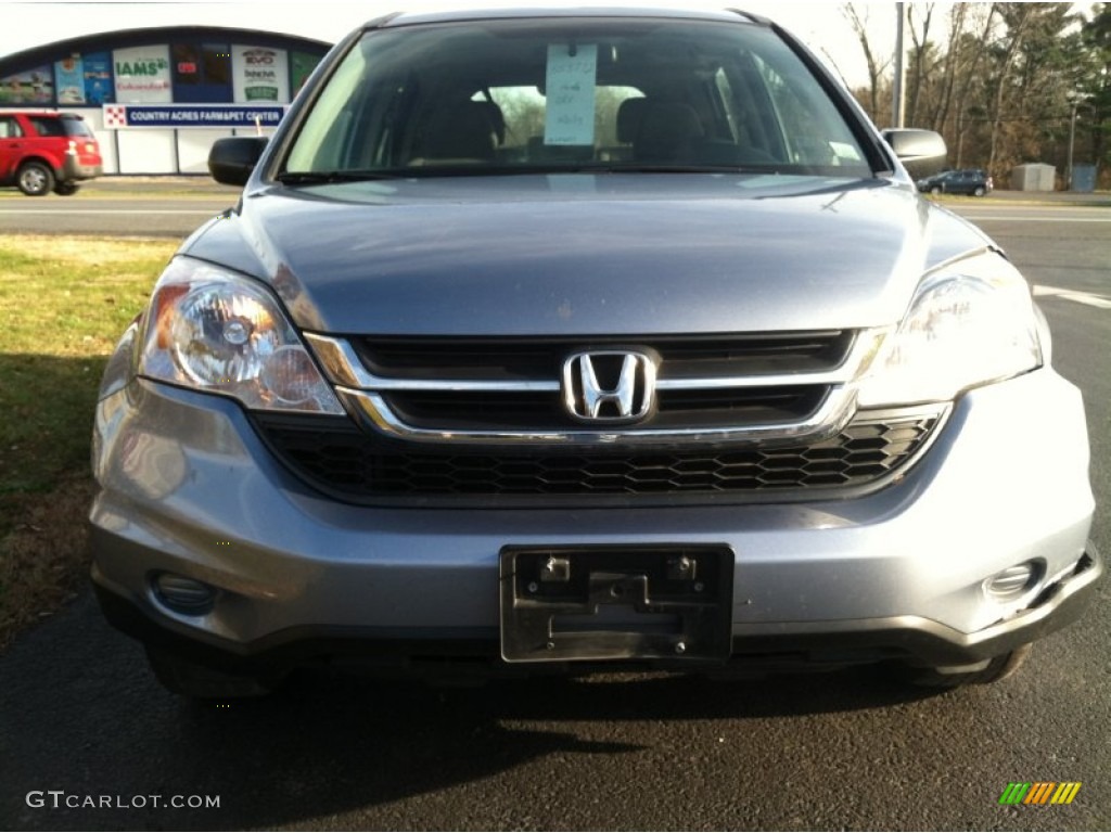 2011 CR-V LX 4WD - Glacier Blue Metallic / Gray photo #6