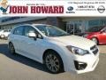 Satin White Pearl - Impreza 2.0i Sport Premium 5 Door Photo No. 1