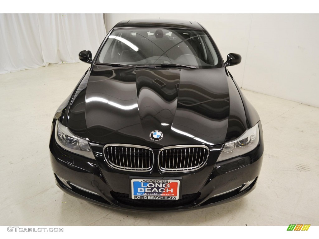 2011 3 Series 335d Sedan - Jet Black / Black photo #4