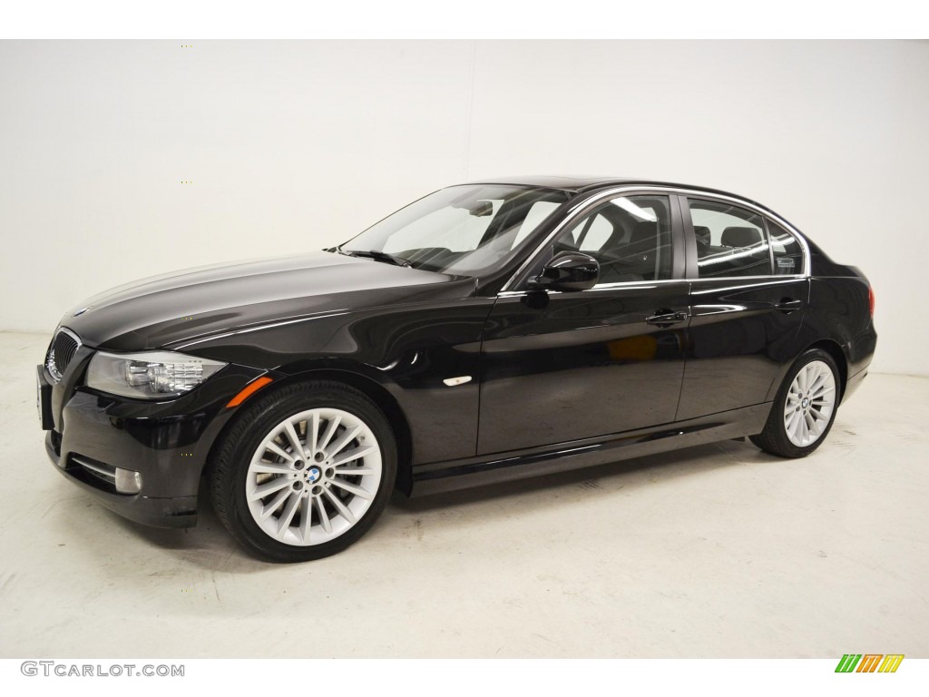 2011 3 Series 335d Sedan - Jet Black / Black photo #6