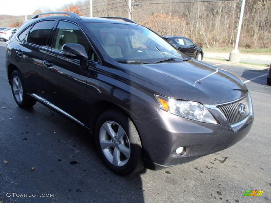 2010 RX 350 AWD - Truffle Brown Mica / Parchment/Brown Walnut photo #4
