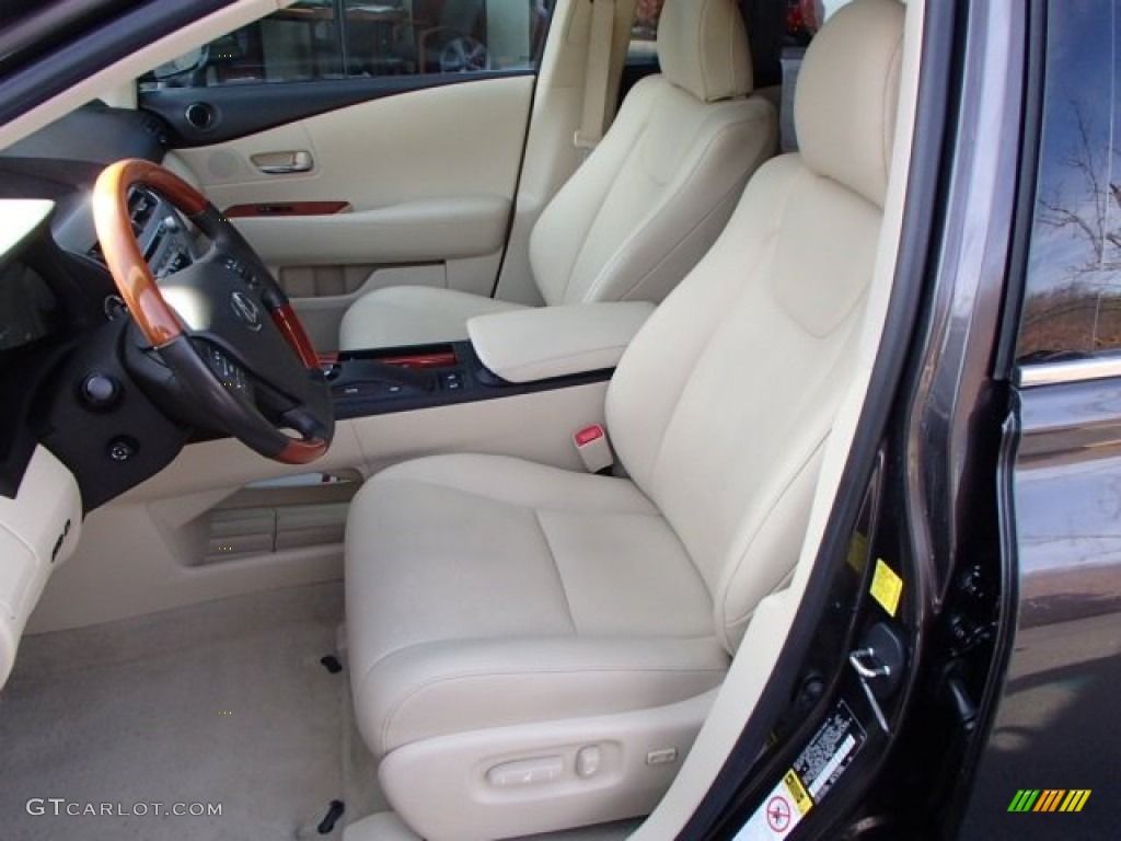 2010 RX 350 AWD - Truffle Brown Mica / Parchment/Brown Walnut photo #9