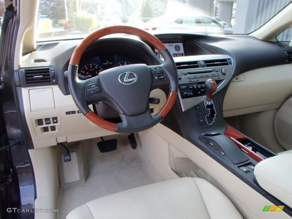 2010 RX 350 AWD - Truffle Brown Mica / Parchment/Brown Walnut photo #11