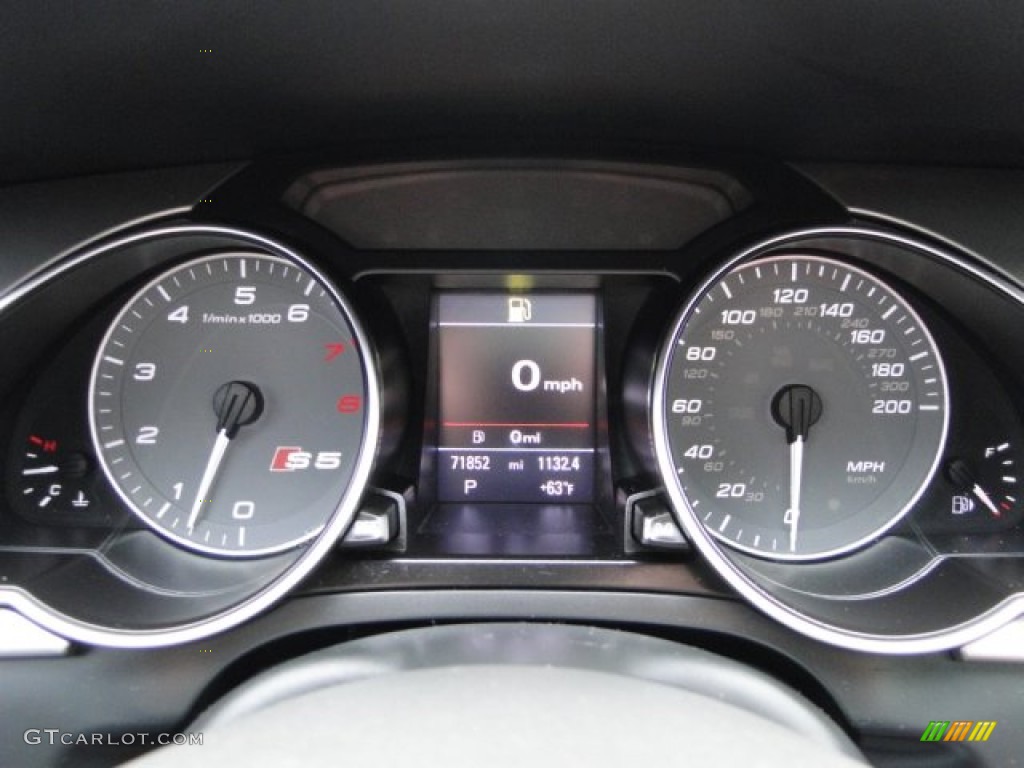 2010 Audi S5 4.2 FSI quattro Coupe Gauges Photo #88000145