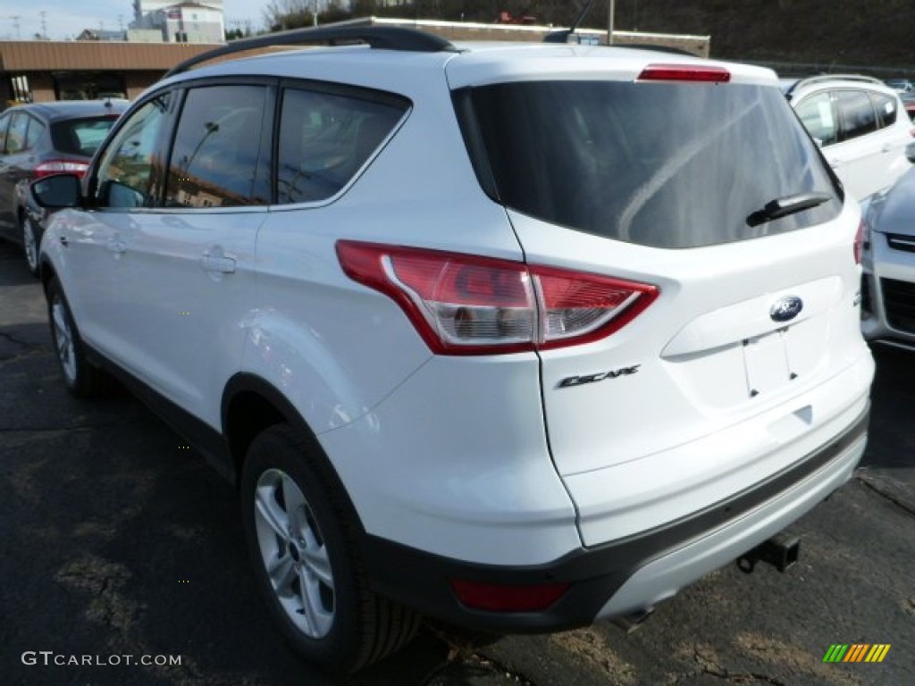 2014 Escape SE 2.0L EcoBoost 4WD - Oxford White / Charcoal Black photo #4