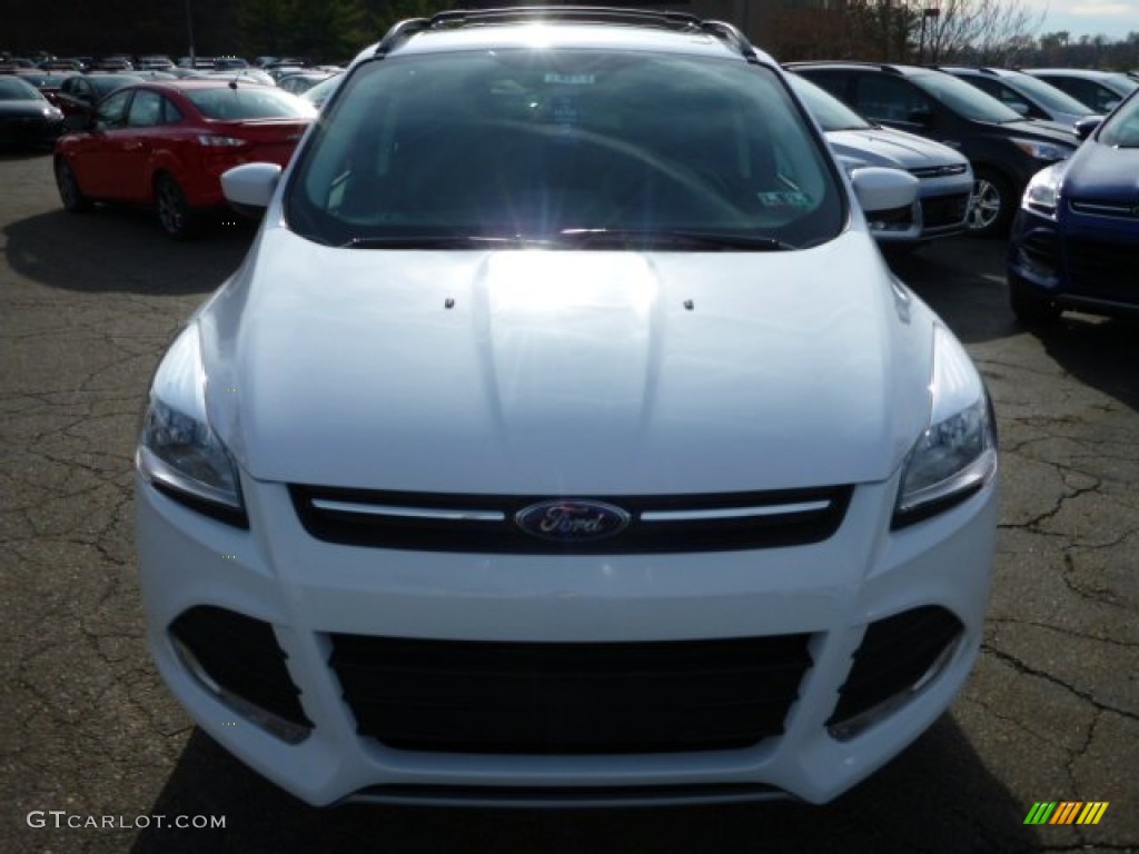 2014 Escape SE 2.0L EcoBoost 4WD - Oxford White / Charcoal Black photo #6