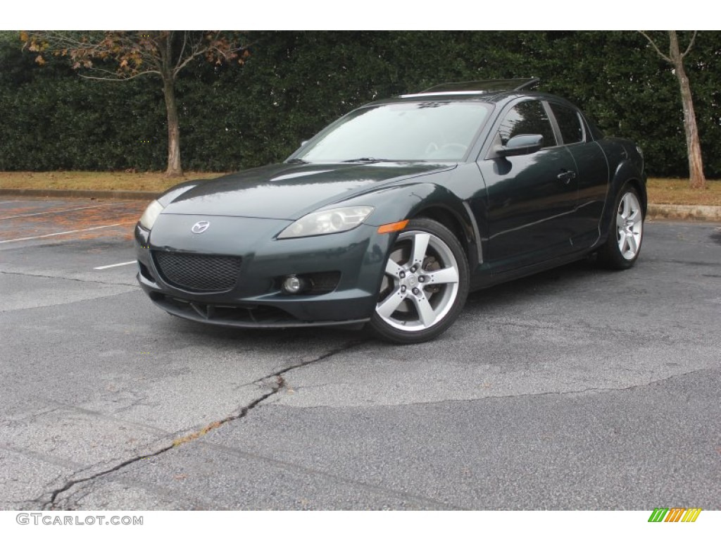 2004 RX-8 Sport - Nordic Green Mica / Black/Chapparal photo #1