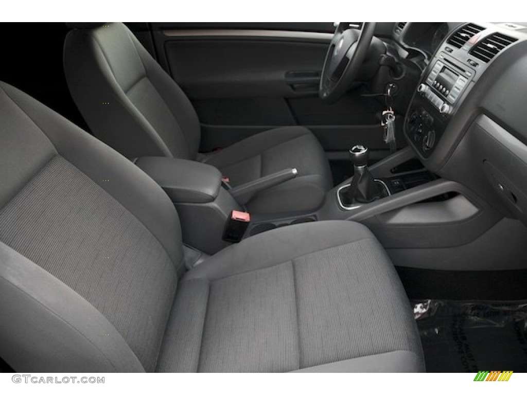 2008 Rabbit 2 Door - Black / Anthracite Black photo #15