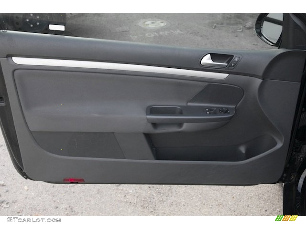 2008 Rabbit 2 Door - Black / Anthracite Black photo #20