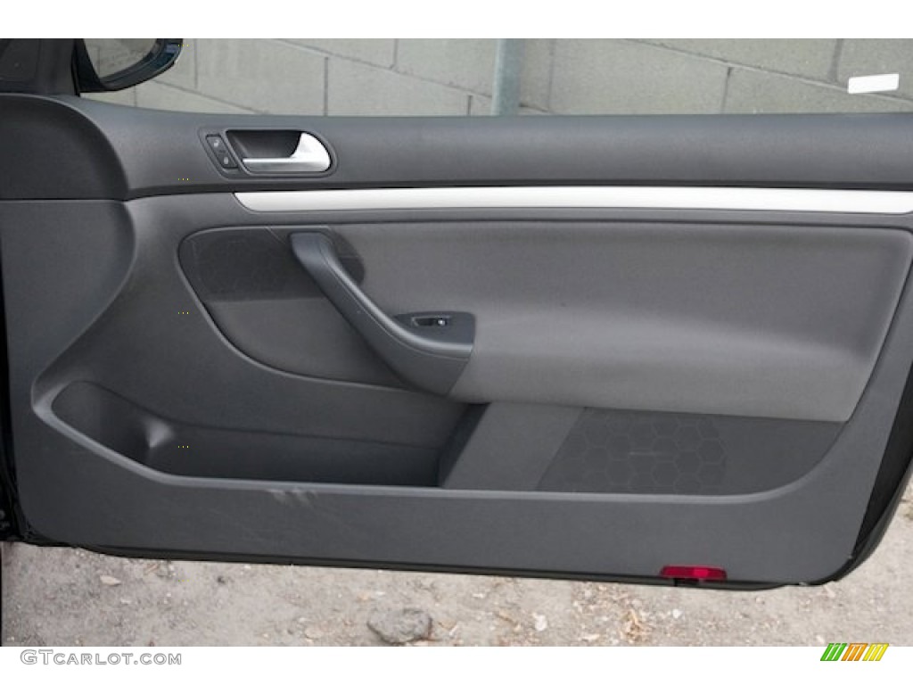 2008 Rabbit 2 Door - Black / Anthracite Black photo #21