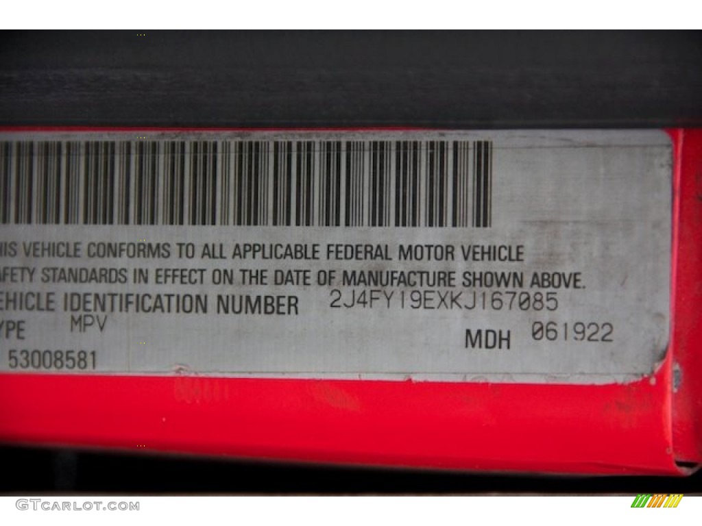 1989 Jeep Wrangler S 4x4 Info Tag Photo #88004366