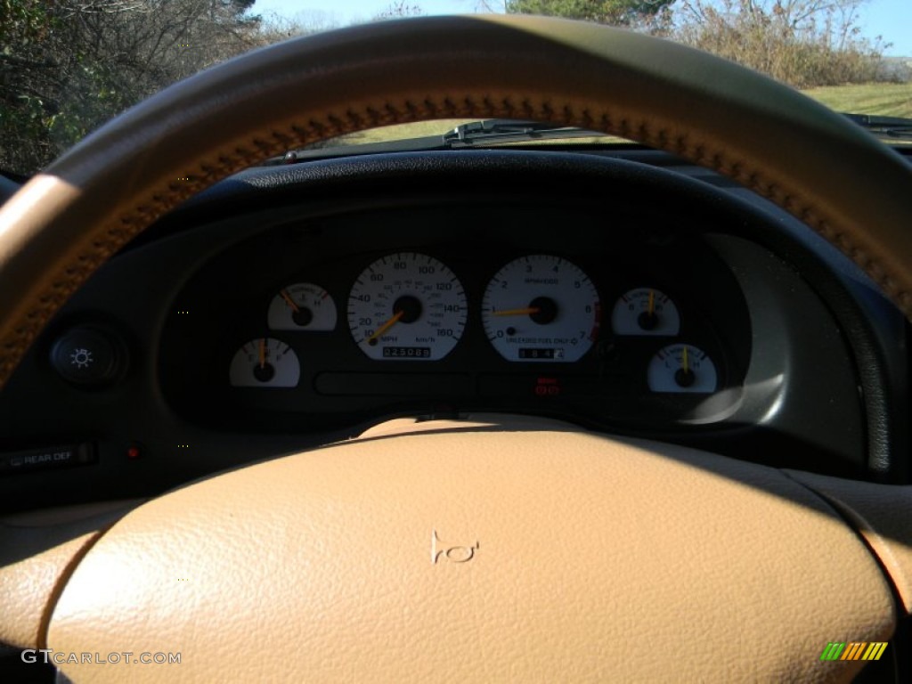 1994 Mustang Cobra Convertible - Rio Red / Saddle photo #21