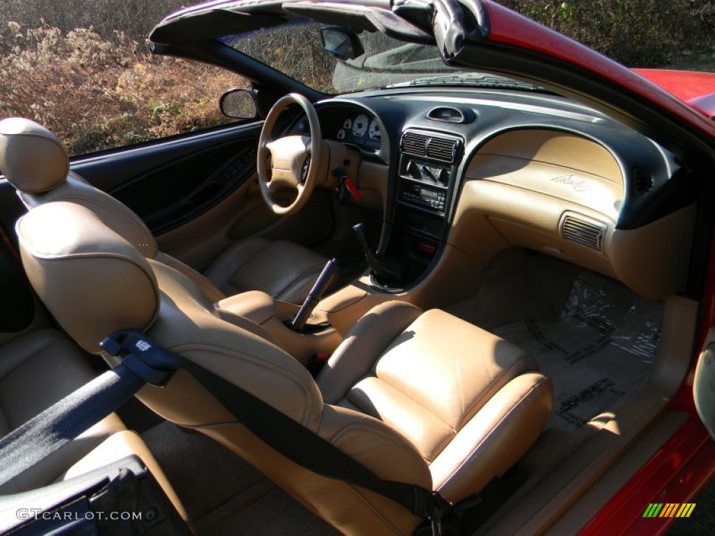 1994 Mustang Cobra Convertible - Rio Red / Saddle photo #27