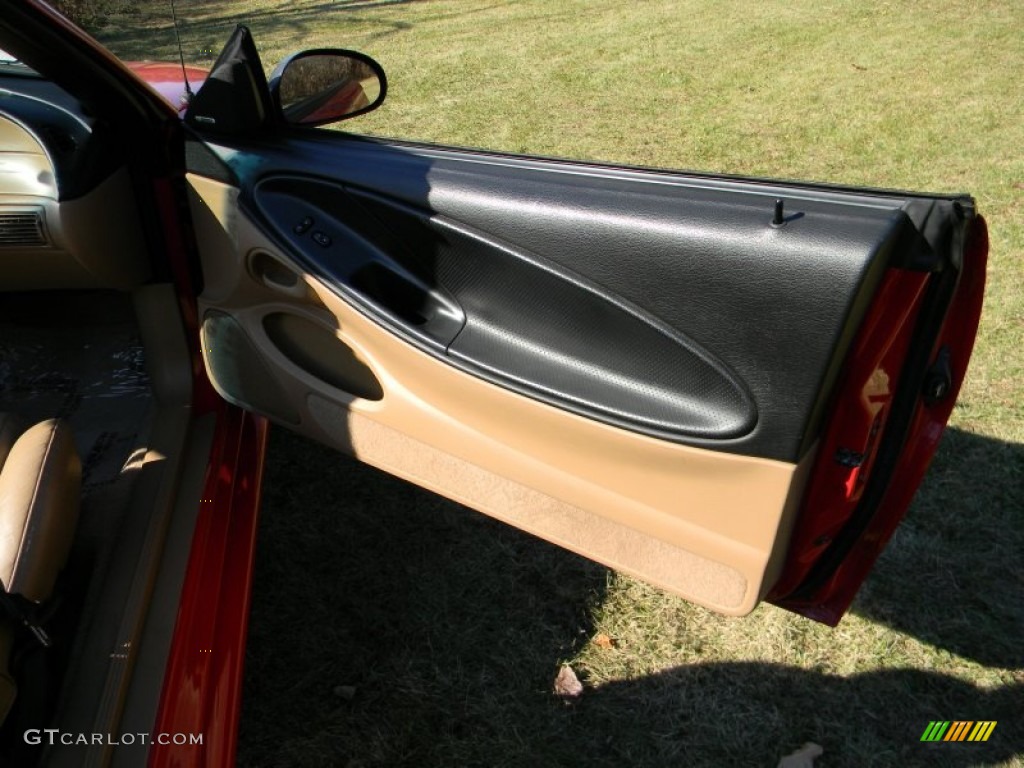 1994 Mustang Cobra Convertible - Rio Red / Saddle photo #33