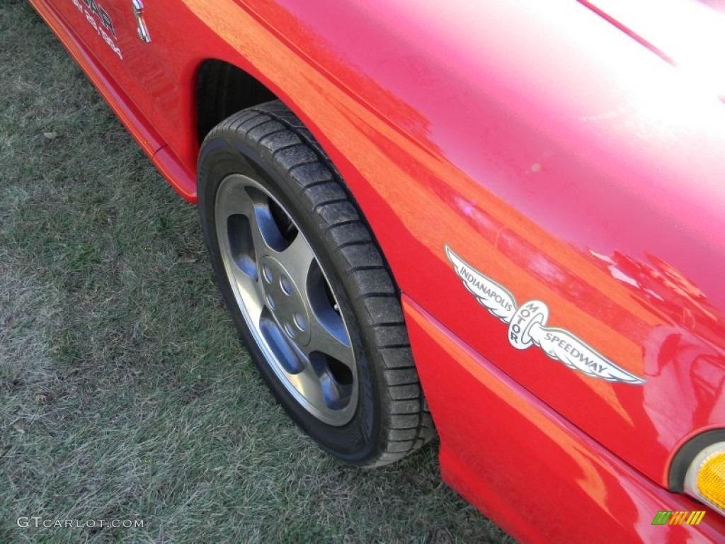 1994 Mustang Cobra Convertible - Rio Red / Saddle photo #39