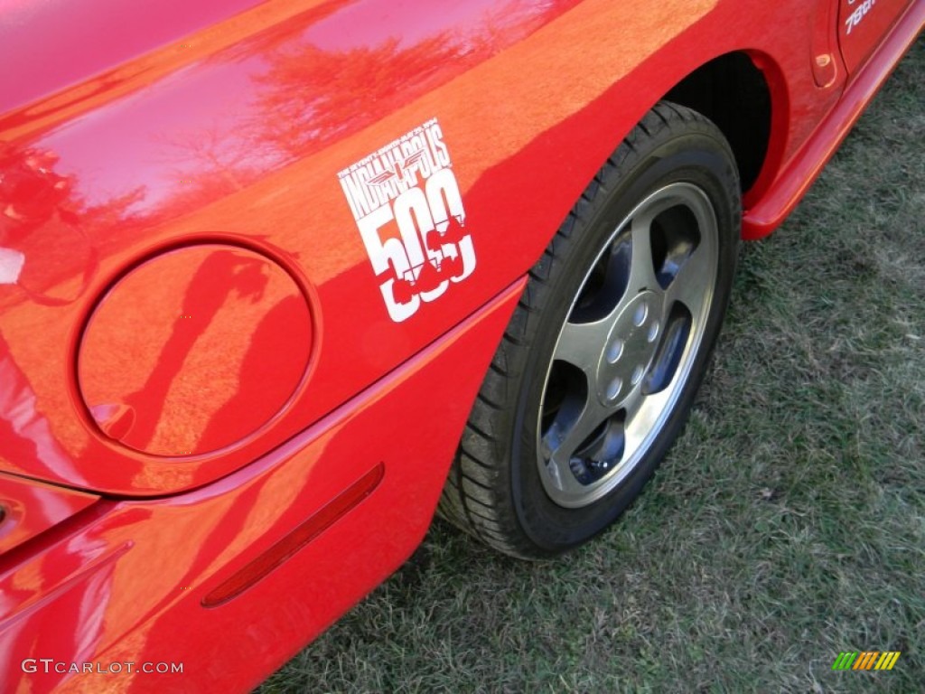 1994 Mustang Cobra Convertible - Rio Red / Saddle photo #42