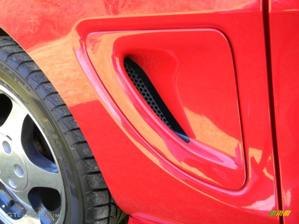 1994 Mustang Cobra Convertible - Rio Red / Saddle photo #46
