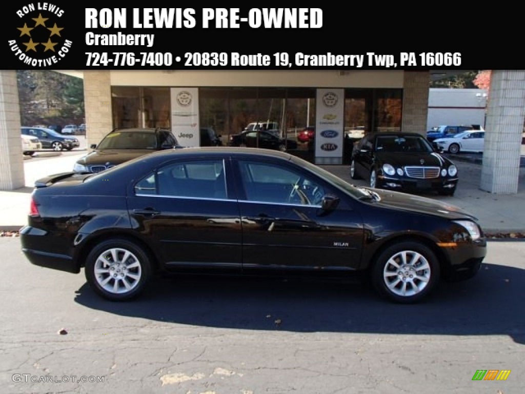 2007 Milan V6 AWD - Black Ebony / Dark Charcoal photo #1
