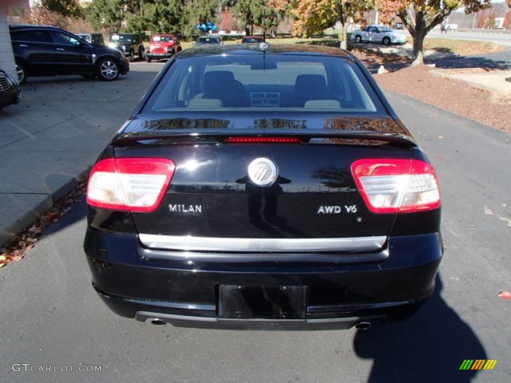 2007 Milan V6 AWD - Black Ebony / Dark Charcoal photo #7