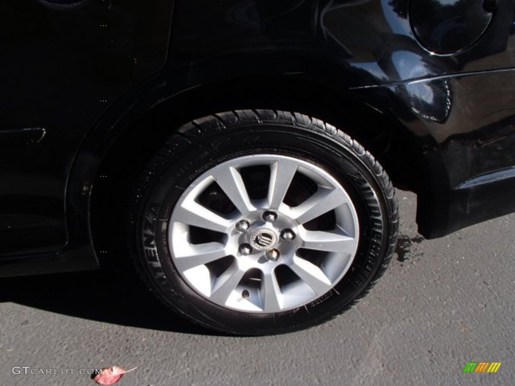 2007 Milan V6 AWD - Black Ebony / Dark Charcoal photo #9