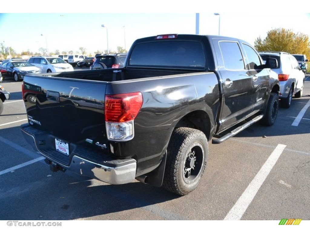 2013 Tundra Limited CrewMax 4x4 - Black / Red Rock photo #2