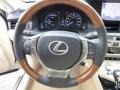 2014 Lexus ES Parchment Interior Steering Wheel Photo