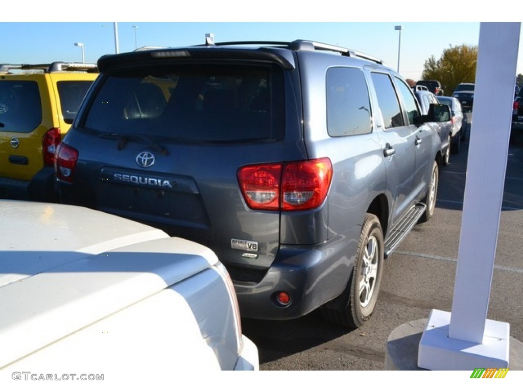 2010 Sequoia SR5 4WD - Slate Gray Metallic / Graphite photo #2