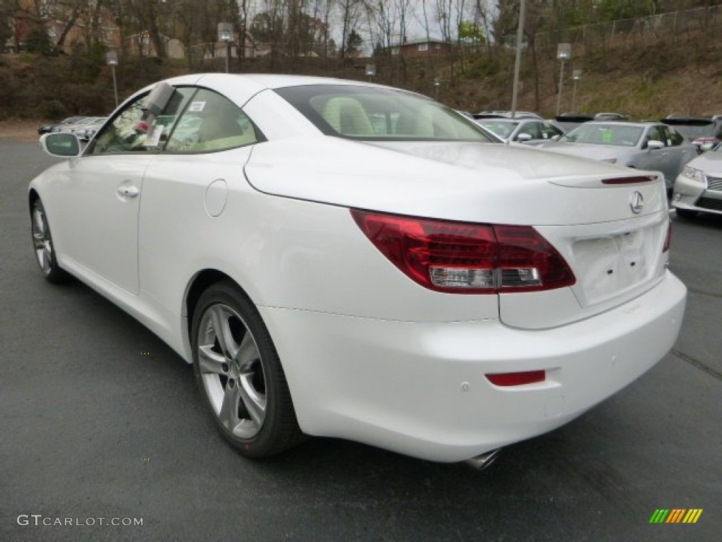 Starfire Pearl 2014 Lexus IS 250 C Convertible Exterior Photo #88007793