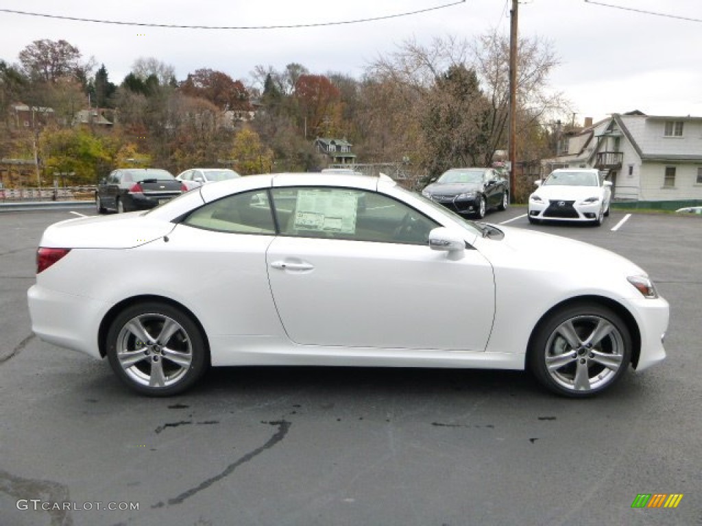 2014 IS 250 C Convertible - Starfire Pearl / Alabaster photo #5