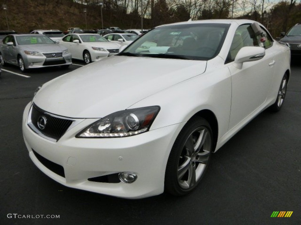 Starfire Pearl 2014 Lexus IS 250 C Convertible Exterior Photo #88007919