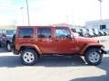 2014 Copperhead Pearl Jeep Wrangler Unlimited Sahara 4x4  photo #5