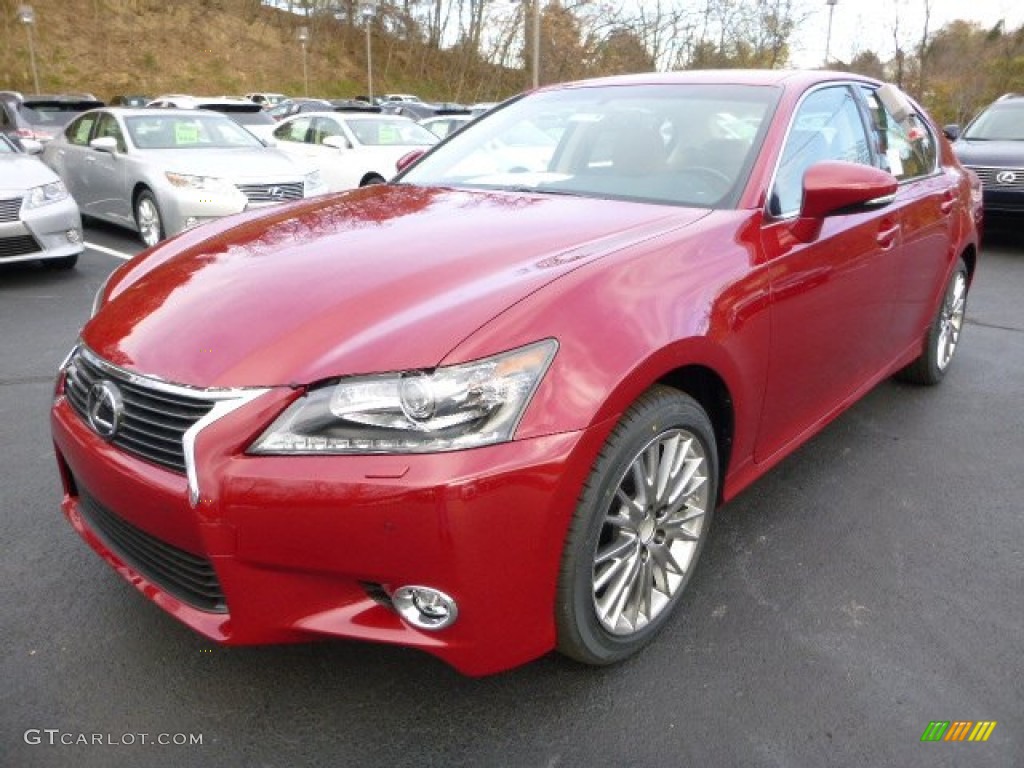 Riviera Red 2014 Lexus GS 350 AWD Exterior Photo #88008794